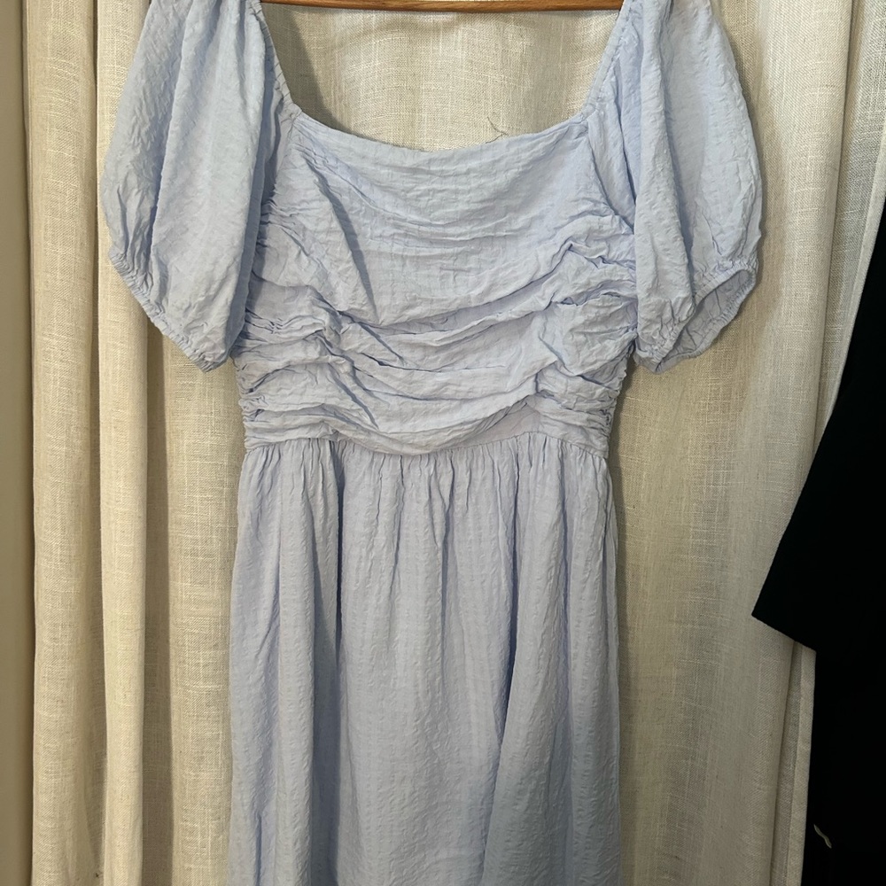 Elegant Light Blue Women's Dress